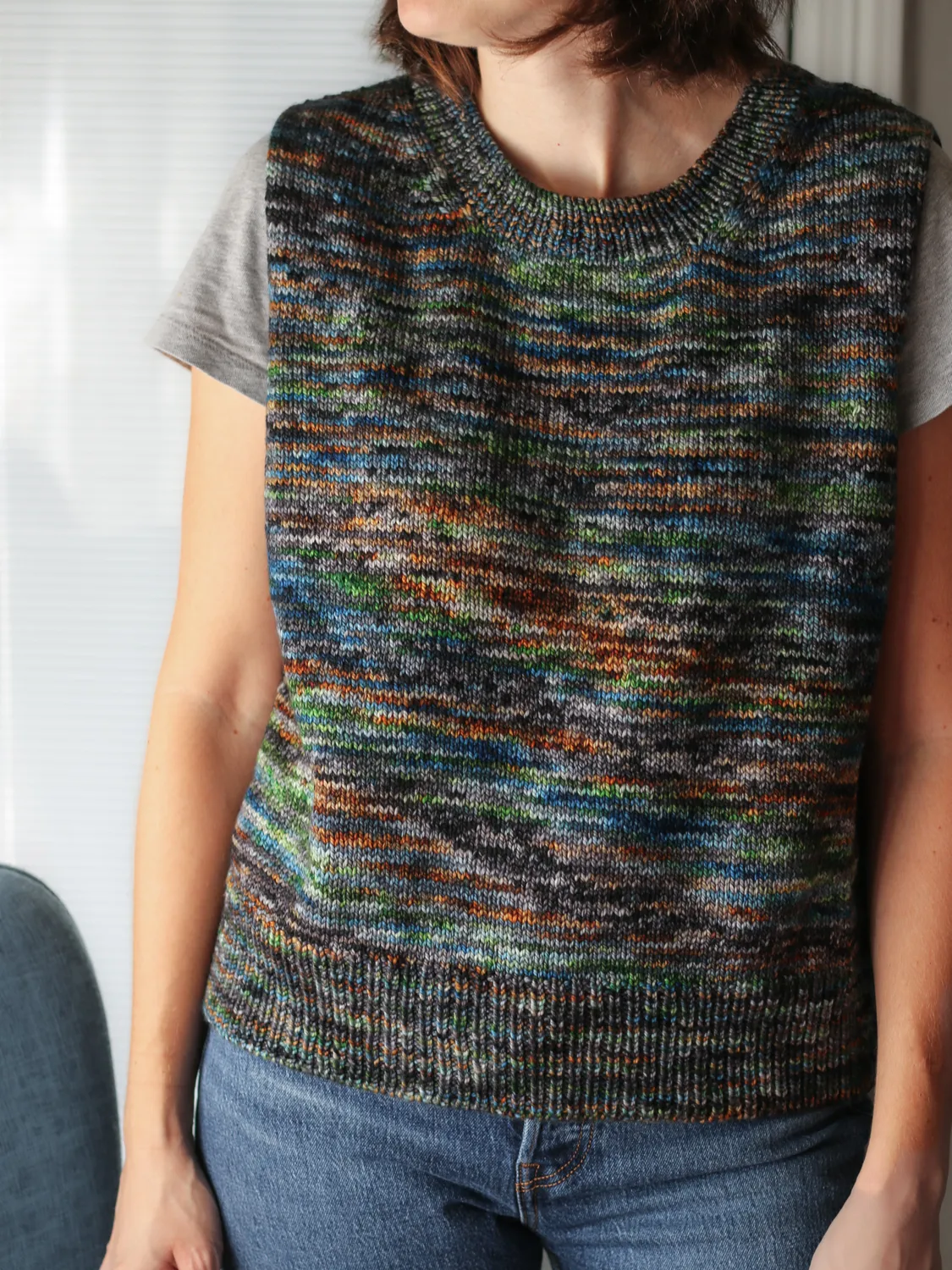 Madelinetosh Dear John PDF Strickanleitung Weste DK Gr.1-9