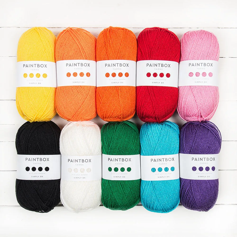 Paintbox Yarns Simply DK Wolle 10x100g Designer Picks