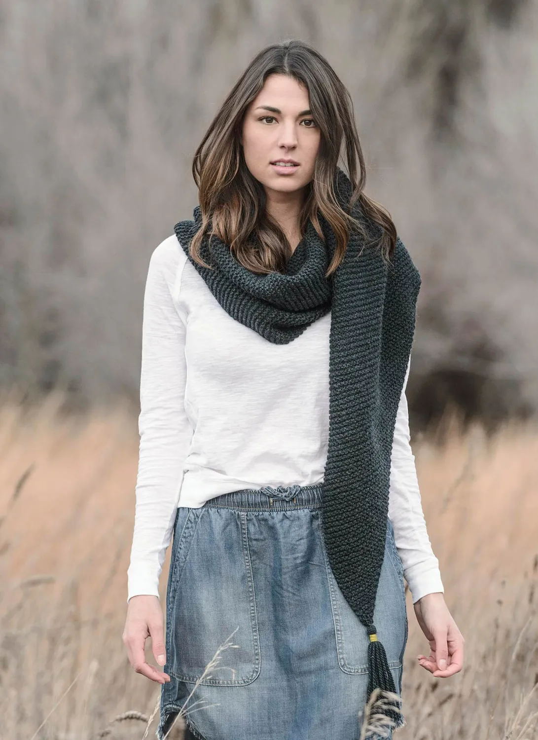 Blue Sky Fibers St Cloud Schal Strickanleitung Woolstok