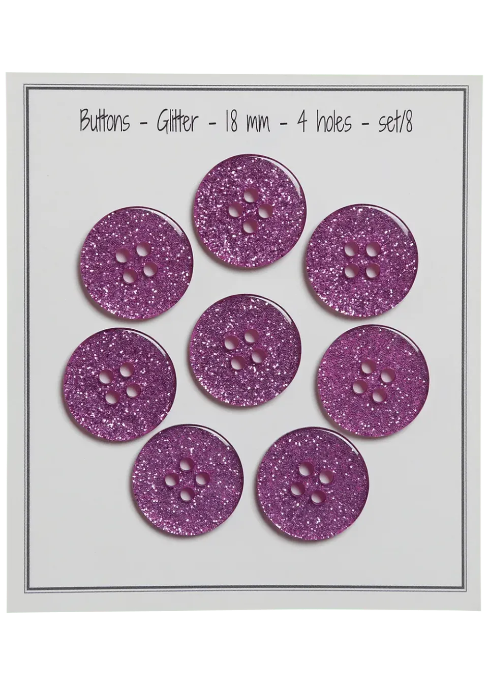 Go Handmade Glitter Sicherheitsaugen 18 mm 8 Stück