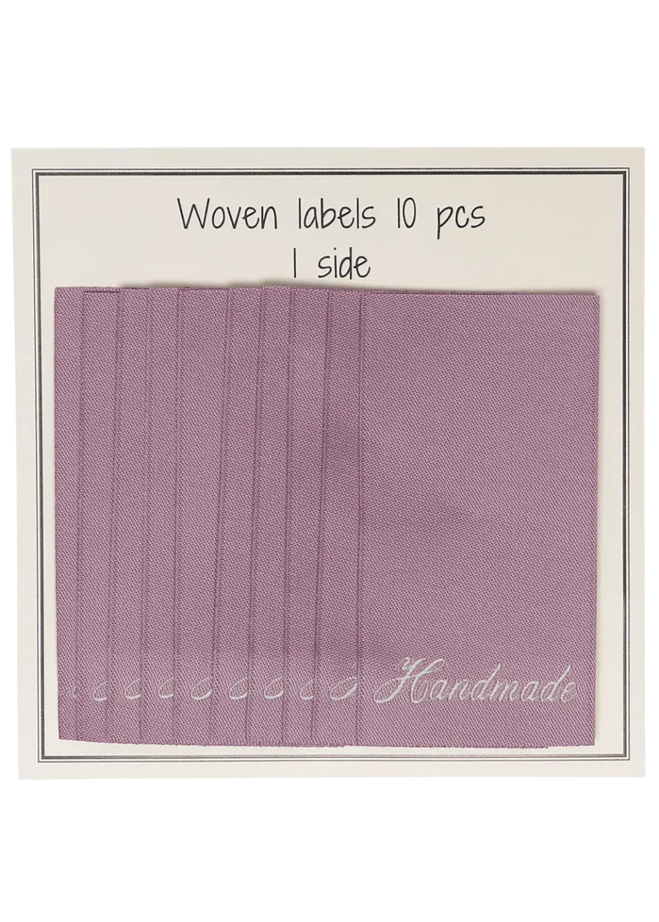 Go Handmade Webetiketten Handmade rosa 60x32mm 10 Stück