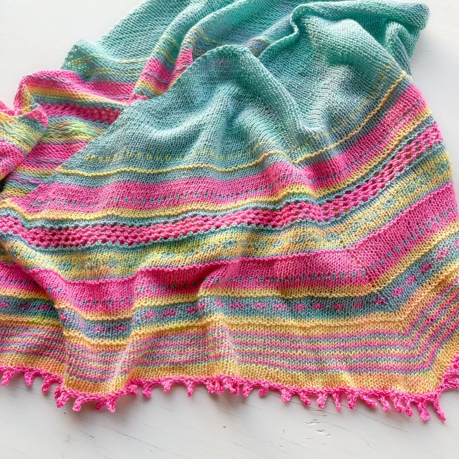 Madelinetosh Pathways Tuch-Strickset Lunar Merino-Seide 3 Stränge