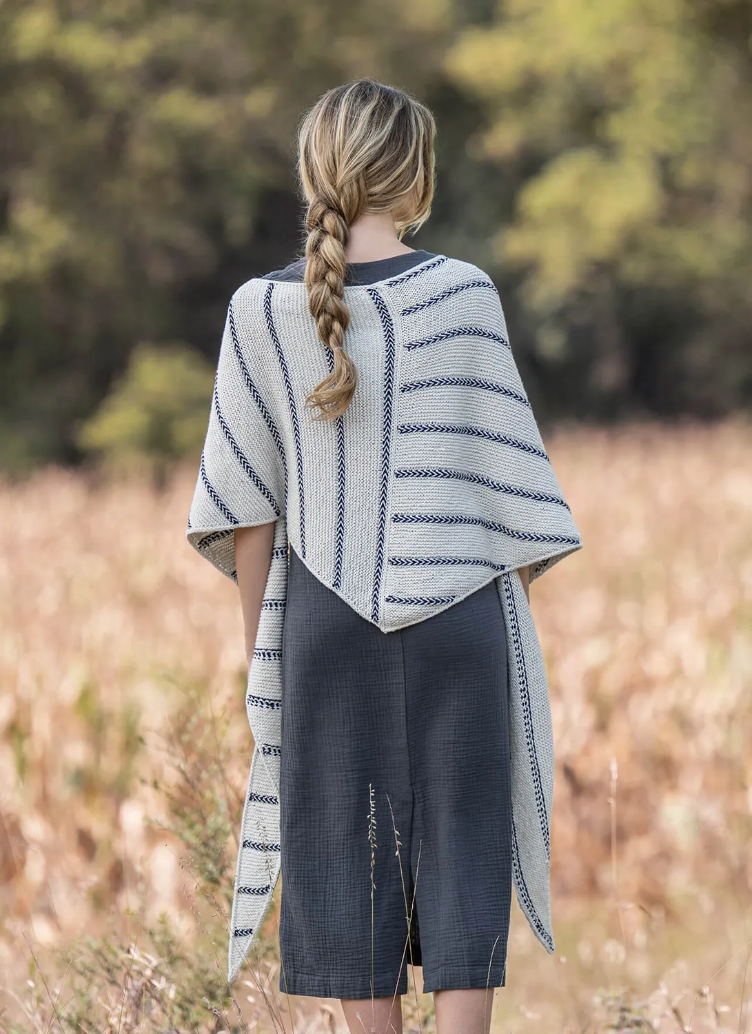 Blue Sky Fibers Vineyard Haven Shawl Strickanleitung Tuch