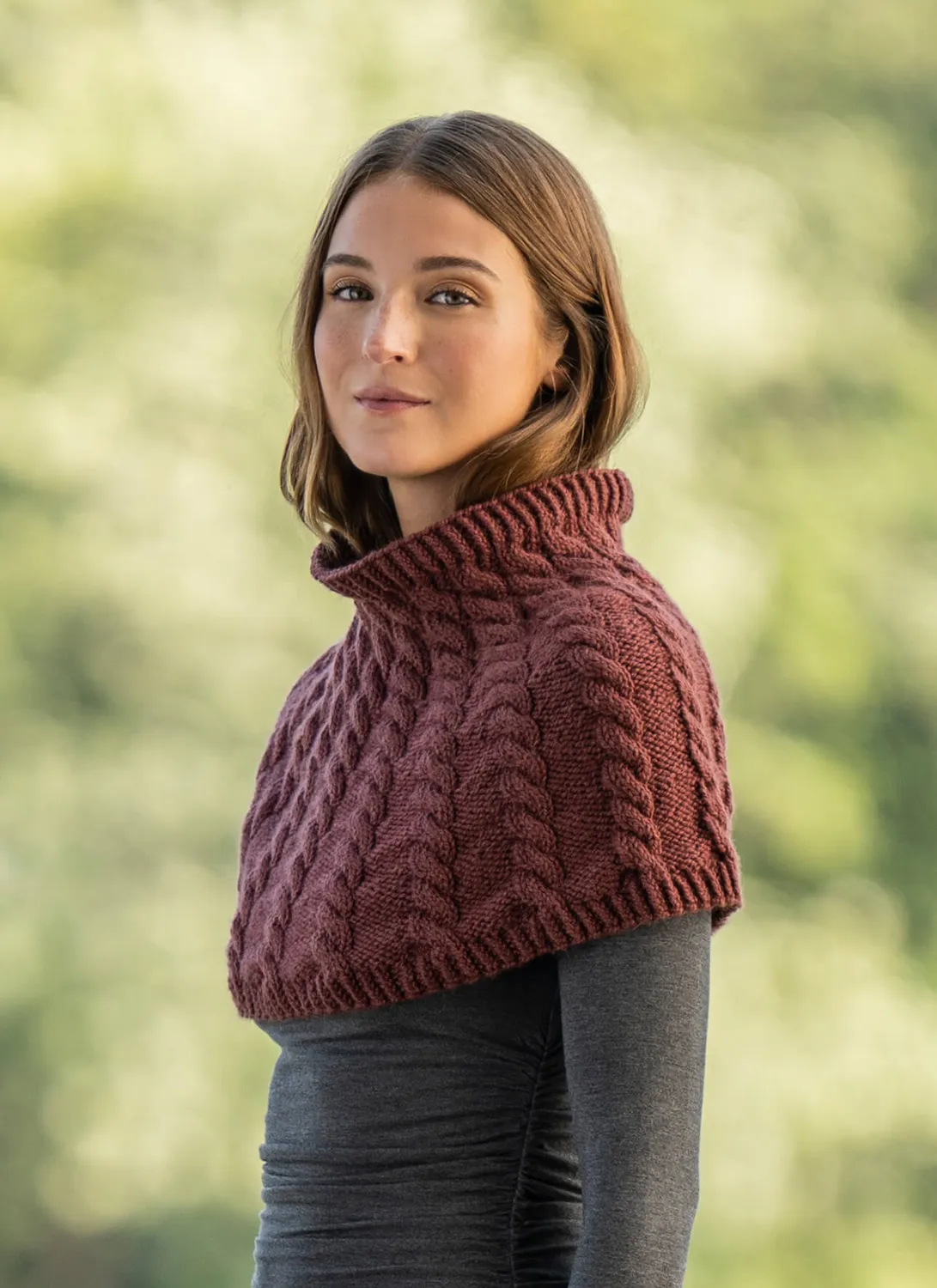 Blue Sky Fibers Classic Berwick Snood 202626 Strickanleitung Zopf