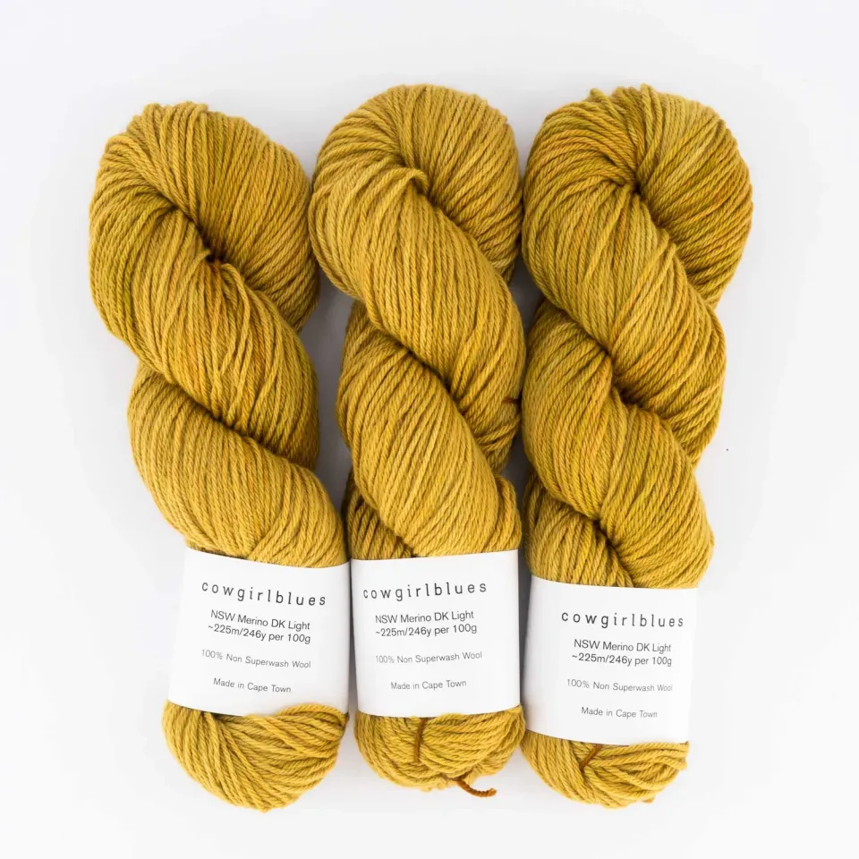 Cowgirlblues NSW Merino DK Mustard Filzwolle 100g