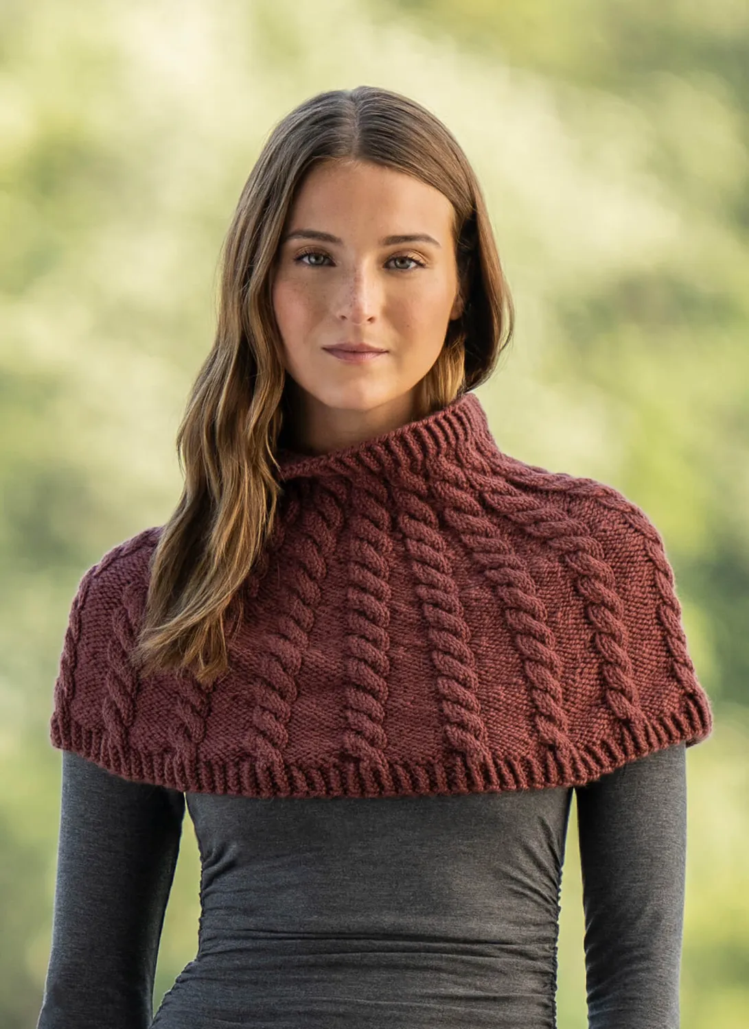 Blue Sky Fibers Classic Berwick Snood 202626 Strickanleitung Zopf