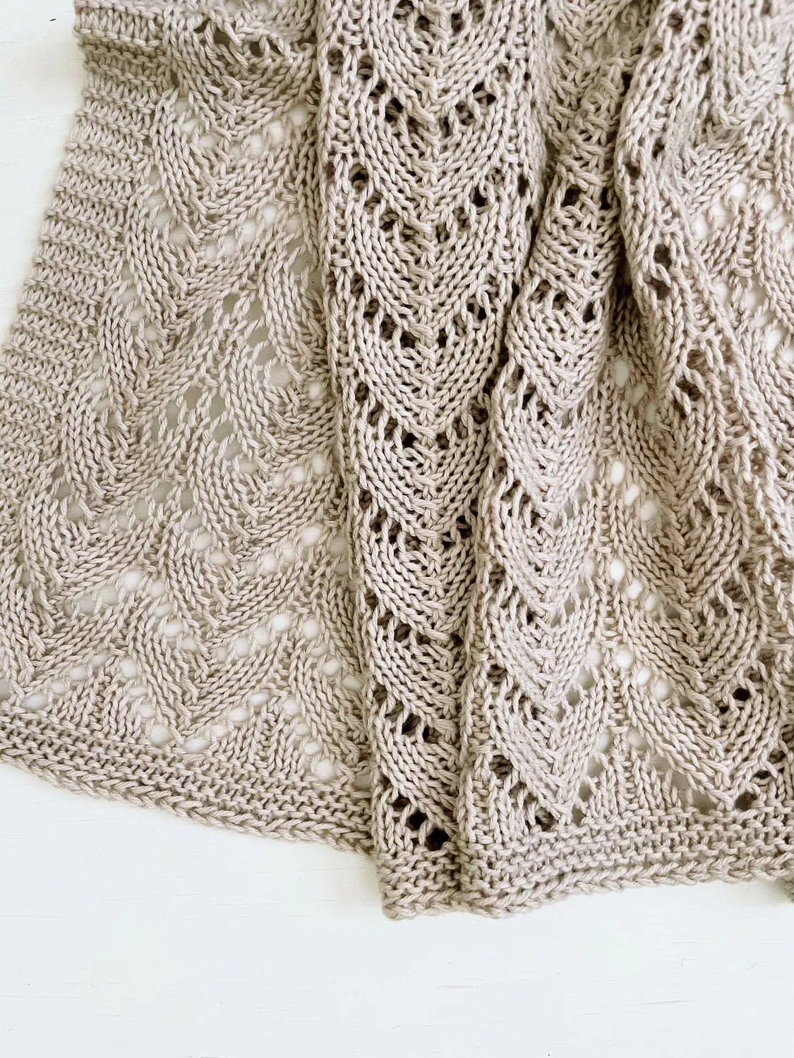 Madelinetosh Heirloom Blanket Anleitung PDF Babydecke