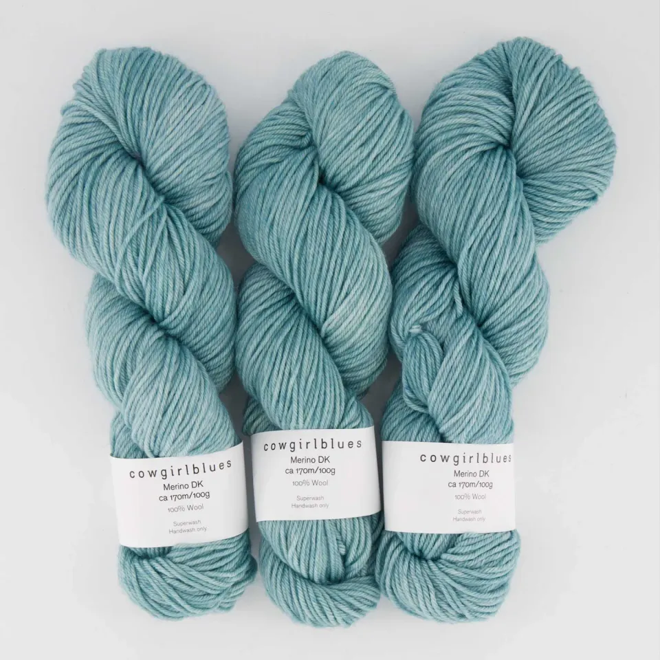 Cowgirlblues Merino DK Celadon Wolle salbeigrün