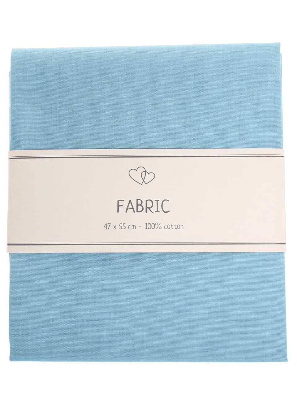 Go Handmade Cotton Baumwollstoff 47x55cm Mittelblau