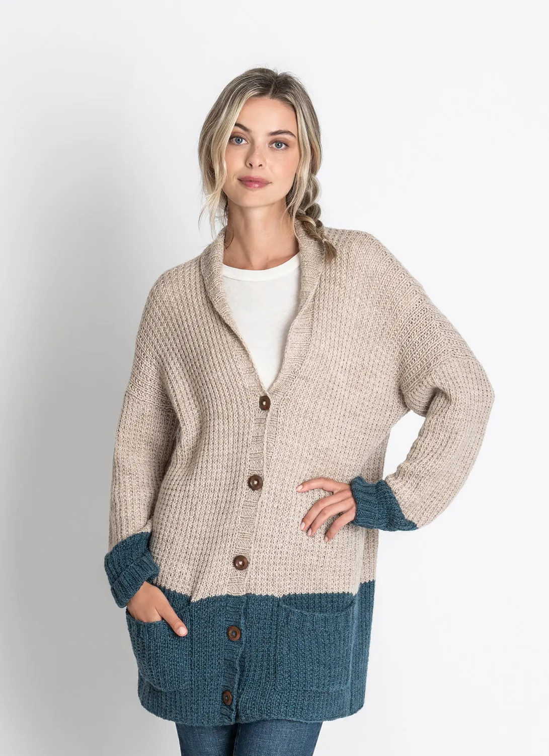 Blue Sky Fibers Northbrook Cardigan 202313 Strickjacke Anleitung