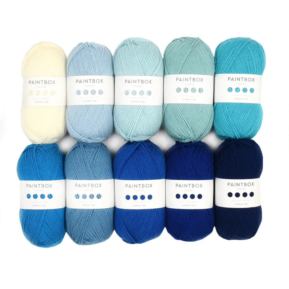 Paintbox Yarns Simply DK Colour Pack Wolle 10er Chloe's Blanket