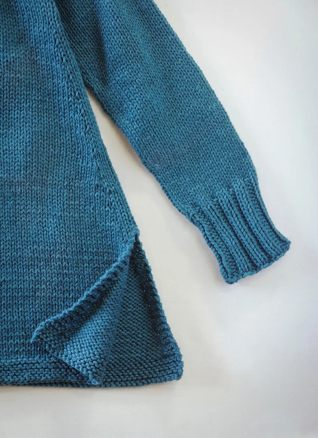 Blue Sky Fibers Woodland Pullover Strickanleitung Top-Down