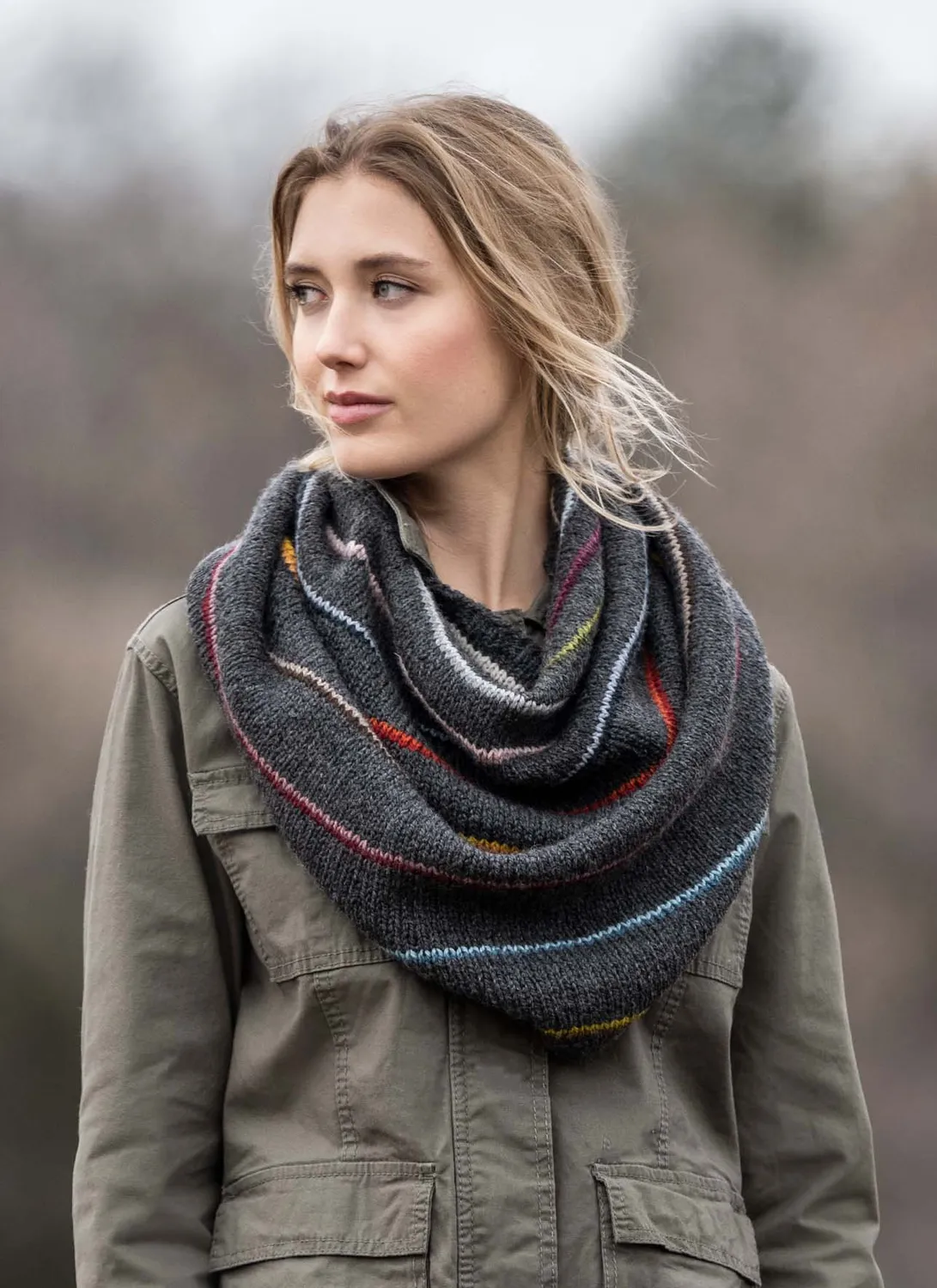Blue Sky Fibers Classic Series 27 Color Snood Strickanleitung 202215