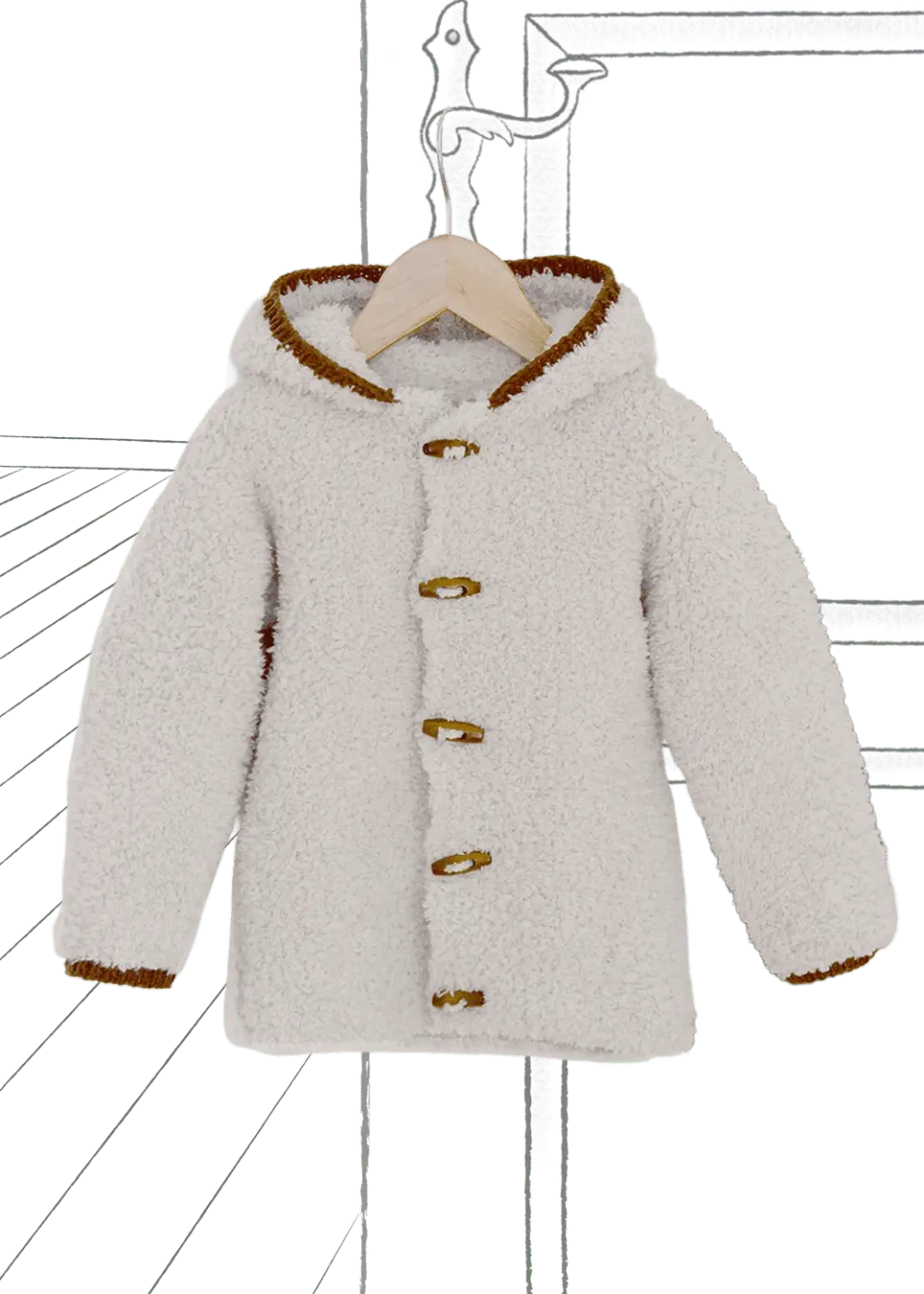Go Handmade Hettejakke Teddy Strickanleitung 1-12J