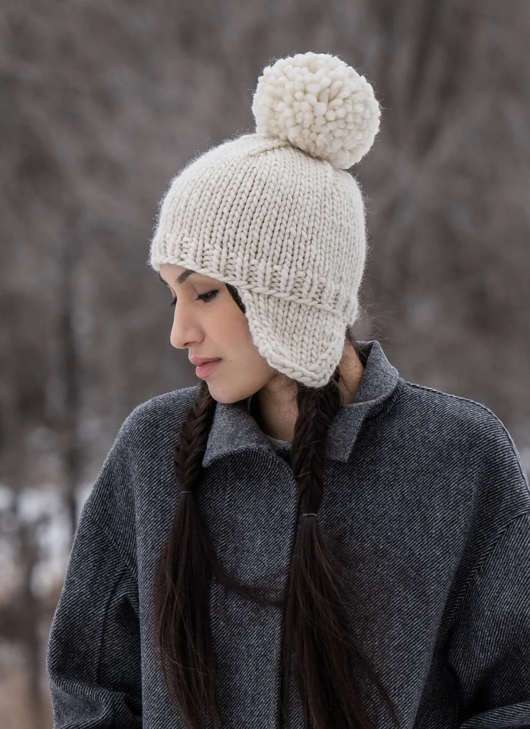 Blue Sky Fibers Winnipeg Hat Strickanleitung Mütze unisex
