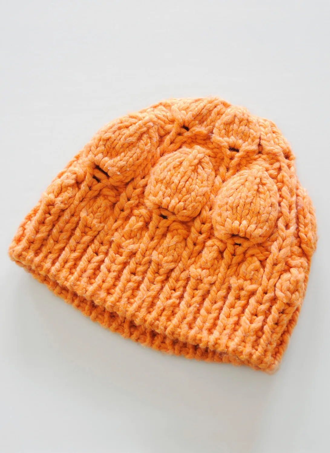 Blue Sky Fibers Chinese Lantern Hat Strickanleitung Herbst