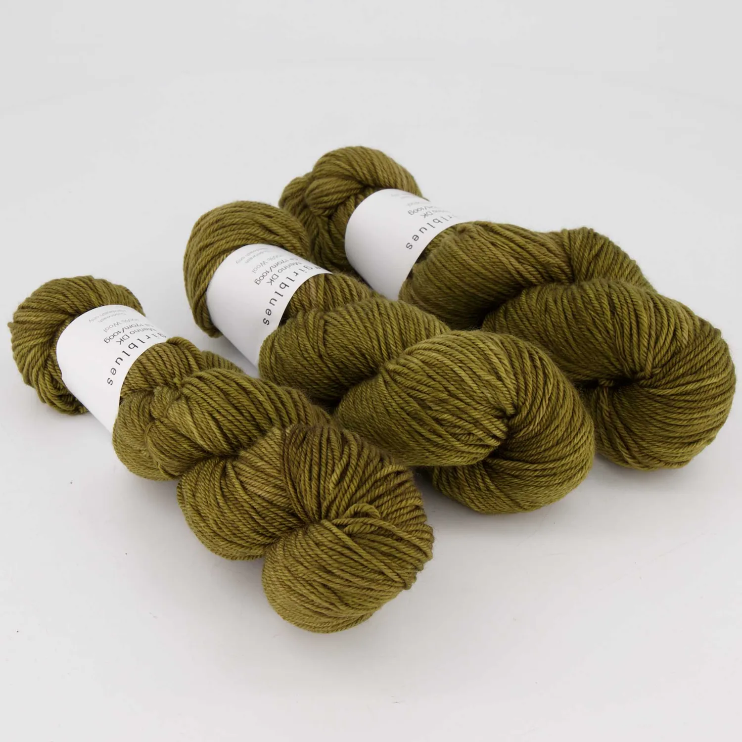 Cowgirlblues Merino DK Olive Strickgarn 100g