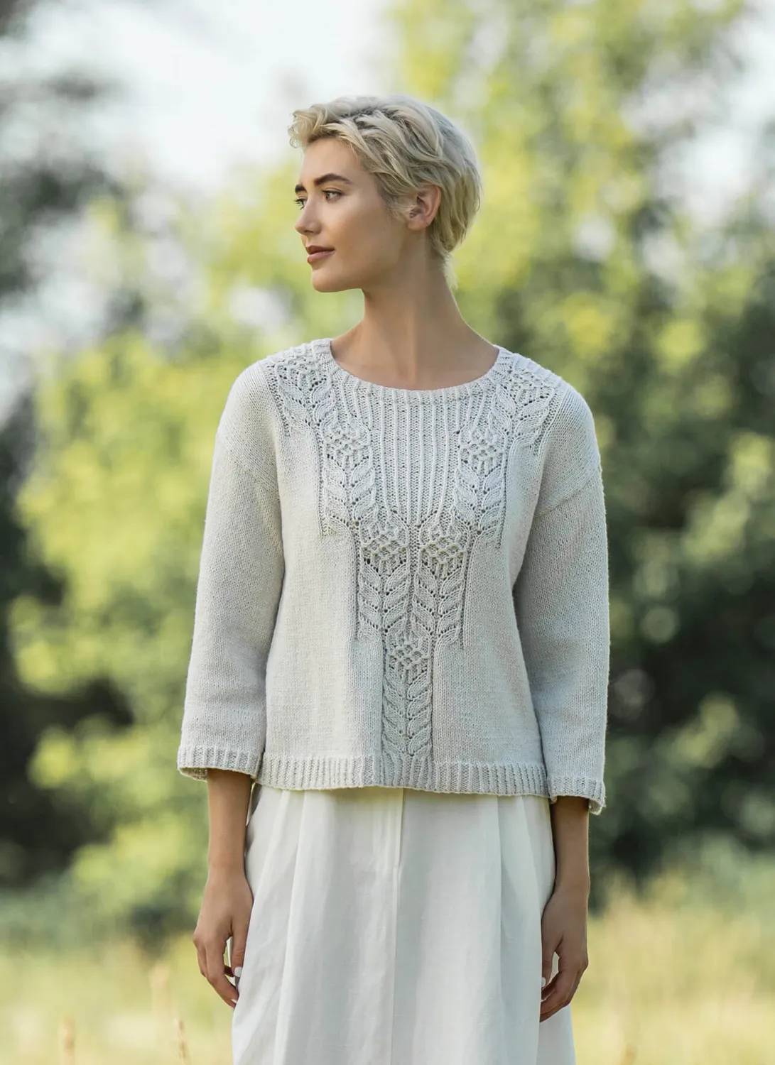 Blue Sky Fibers Classic Series Pasadena Pullover Strickanleitung Sommer
