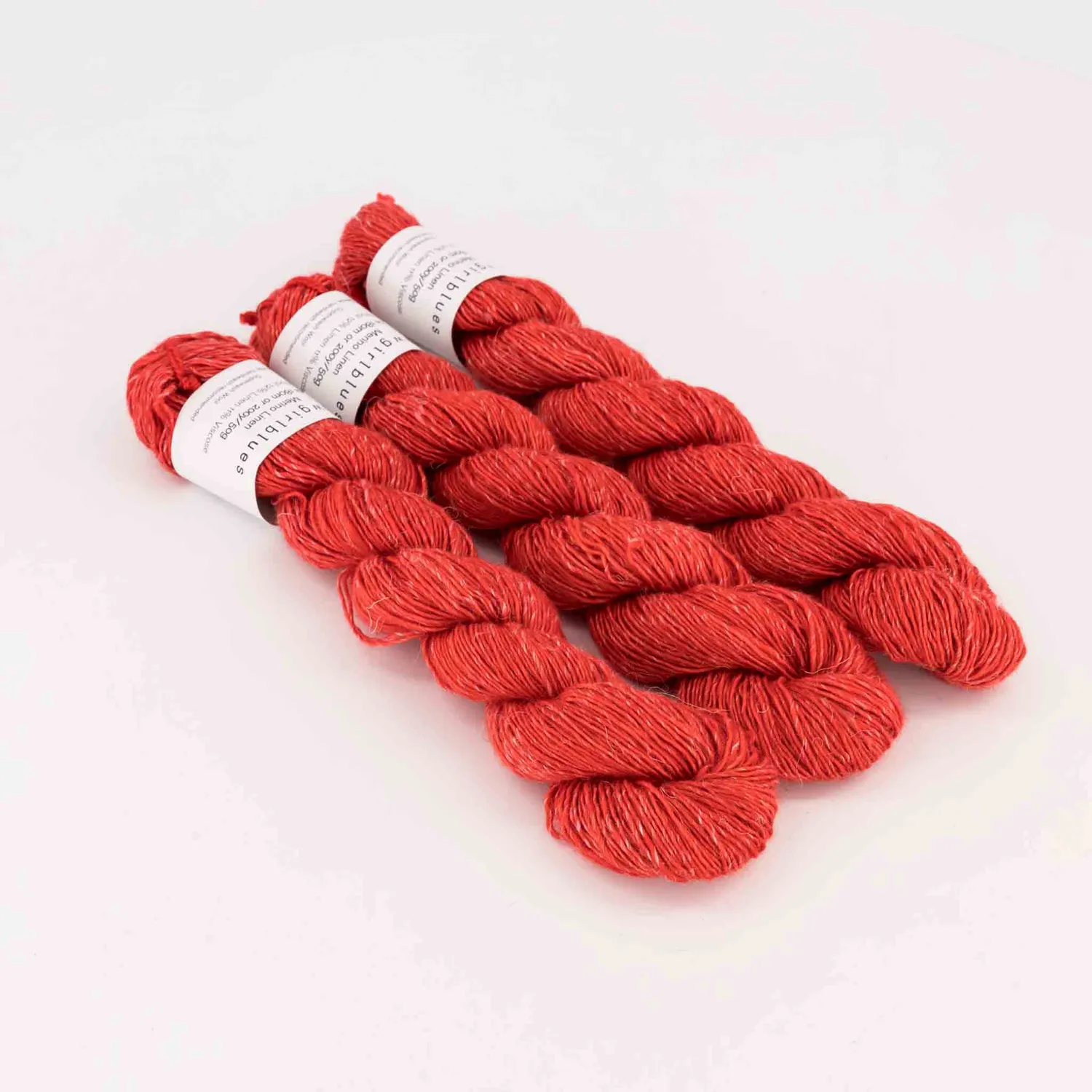 Cowgirlblues Merino Linen Lipstick Wolle 50g handgefärbt