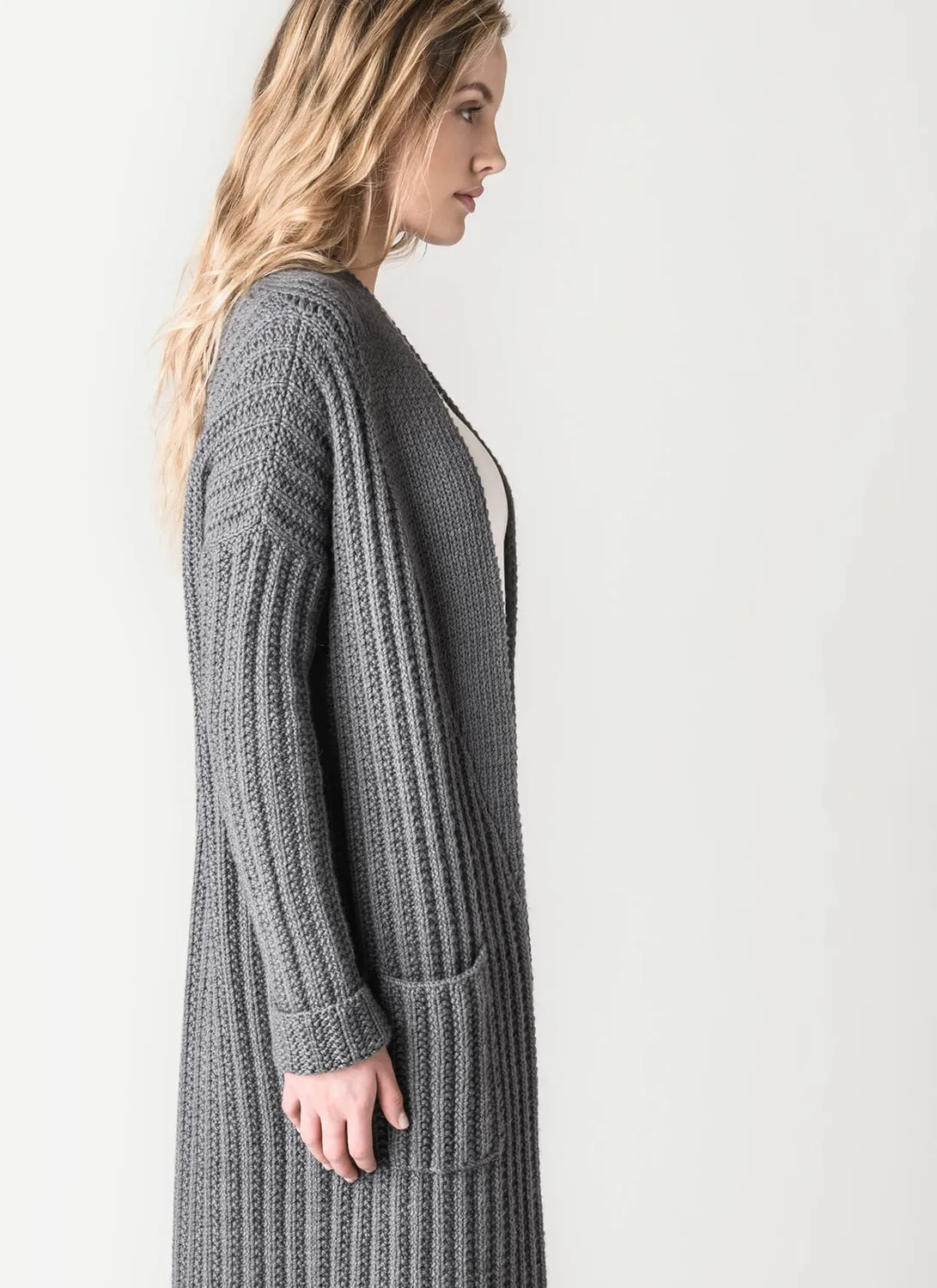 Blue Sky Fibers Classic Series Dover Duster Strickanleitung XS-XXL