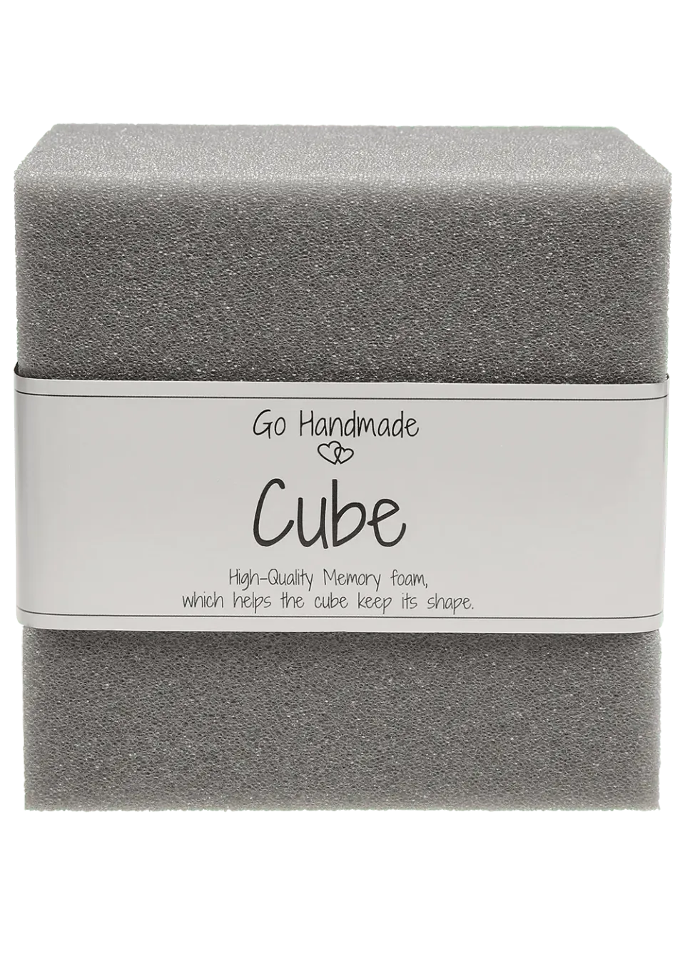 Go Handmade Cube 12,5x12,5 cm Memory-Foam-Kissen