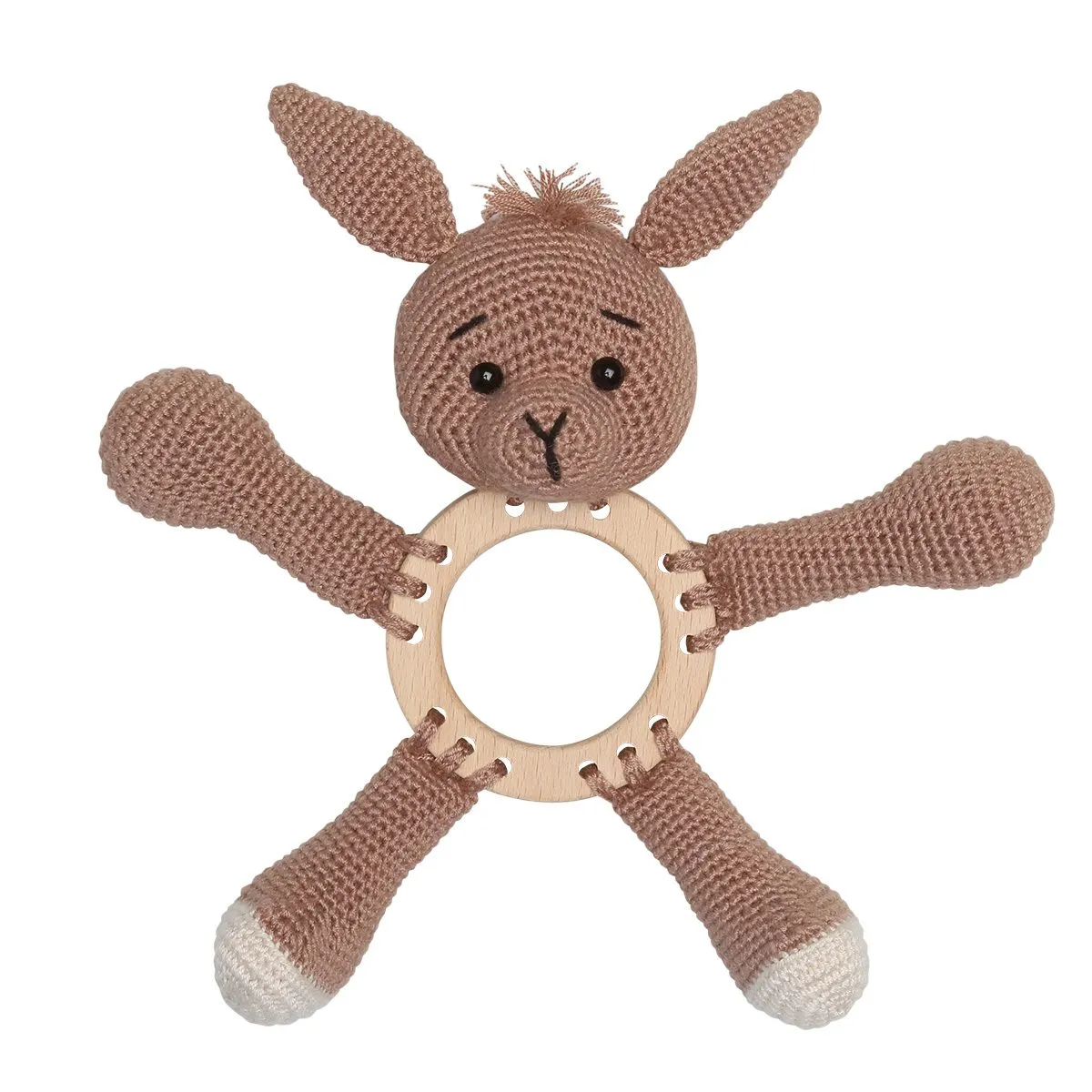 Go Handmade Kanin auf Ring Häkelanleitung 18 cm