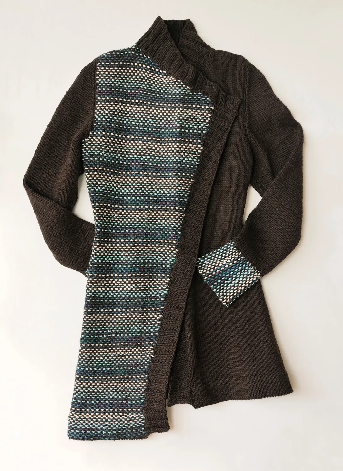 Blue Sky Fibers Uptown Downtown Coat Strickanleitung 9507