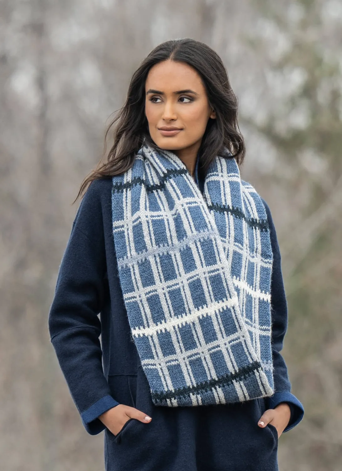 Blue Sky Fibers Classic Aurora Infinity Cowl Strickanleitung Loop