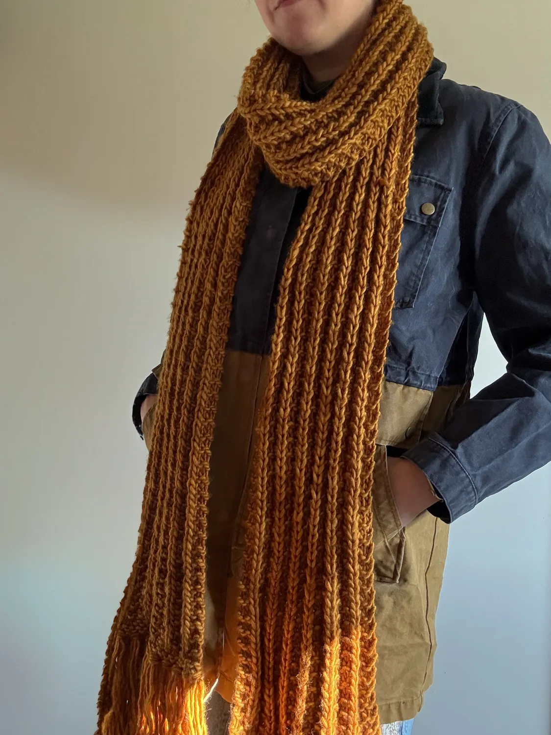 Madelinetosh Lenny Scarf Strickanleitung PDF Super Bulky