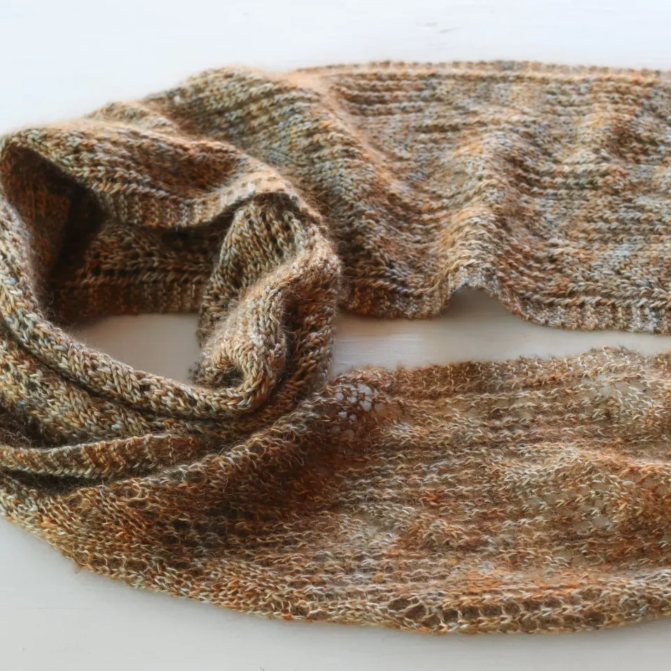 Madelinetosh Fireside Scarf PDF Strickanleitung Lace