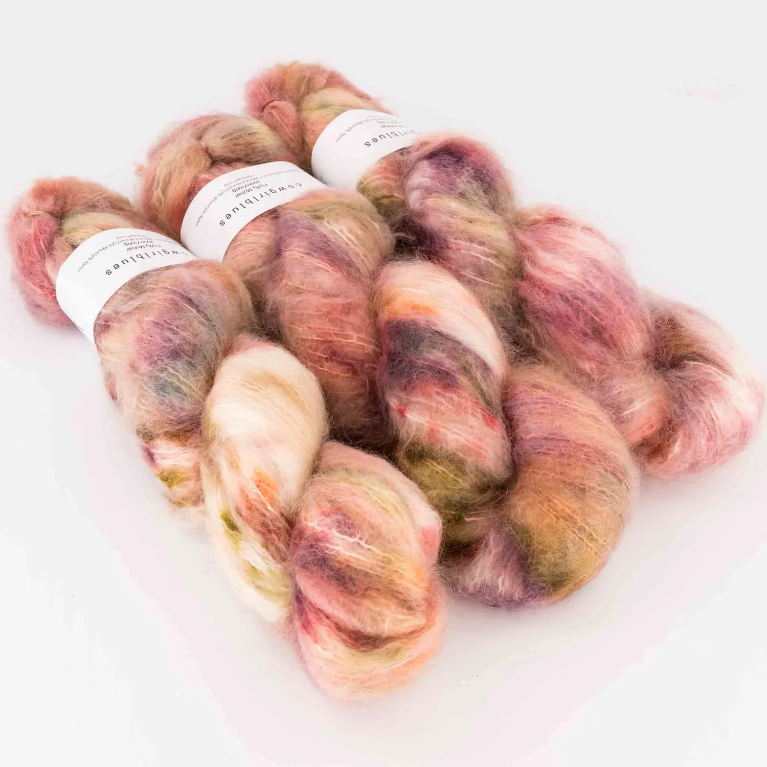 Cowgirlblues Fluffy Bette Midler Mohairgarn multicolor