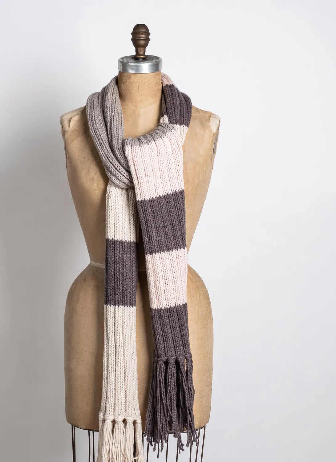 Blue Sky Fibers Tolland Scarf Strickanleitung PDF Colorblock