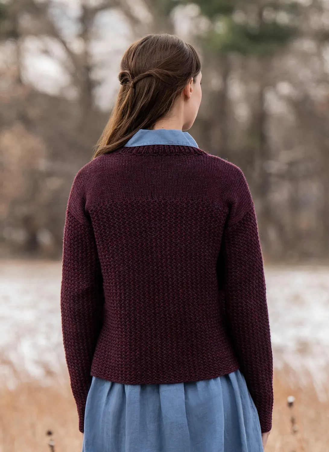 Blue Sky Fibers Classic Park Avenue Pullover Strickanleitung