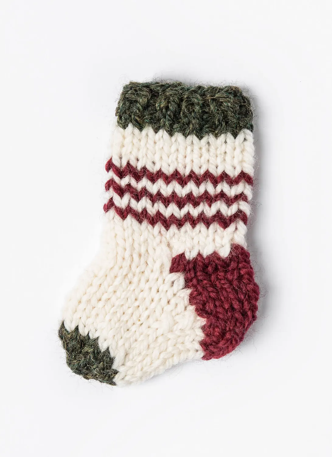 Blue Sky Fibers Holiday Cheer Mini Stocking Anleitung 202444 Deko