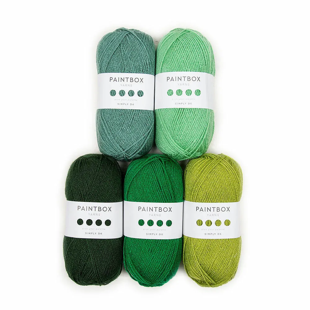 Paintbox Simply DK Häkelgarn 5x100g Bella Coco Verlauf-Set