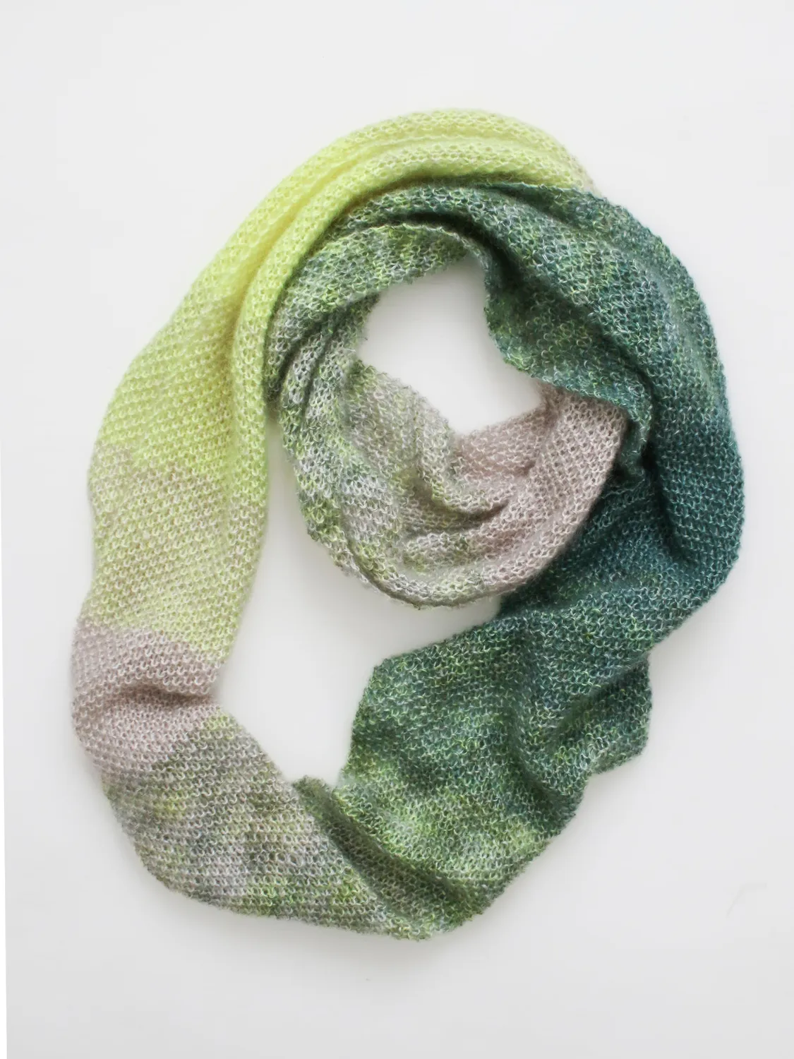 Madelinetosh Gradient Cowl Strickanleitung PDF Mohair