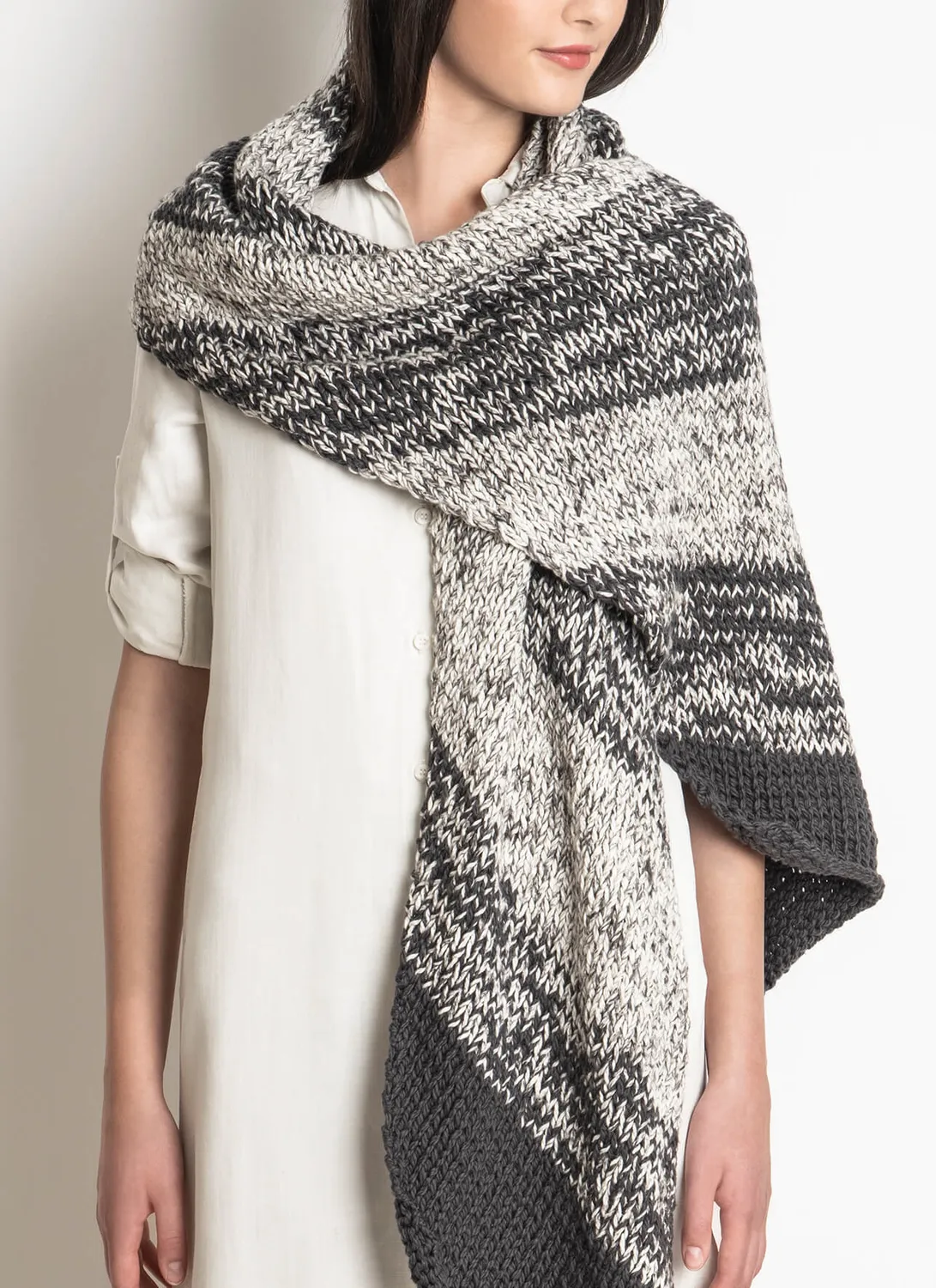 Blue Sky Fibers Classic Worthington Wrap Strickanleitung Tuch