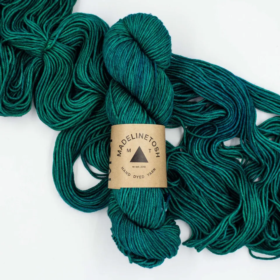 Madelinetosh Missouri Stitchin States Wolle Vintage Braun