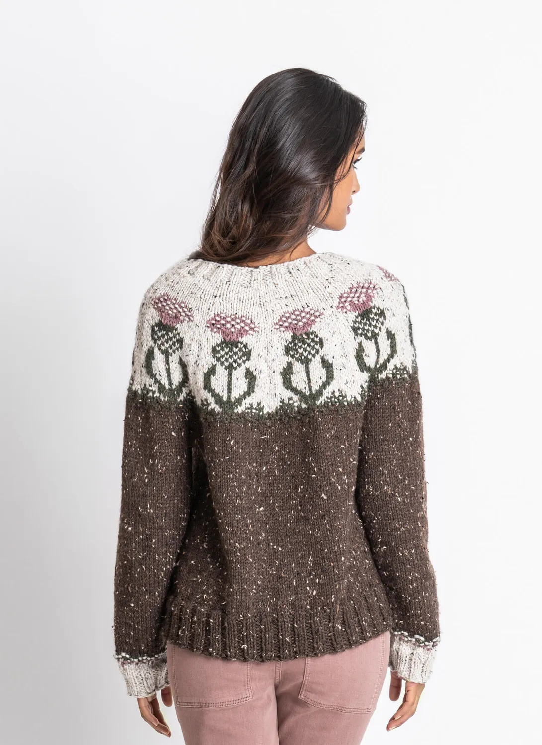 Blue Sky Fibers Classic Series Islington Jumper Strickanleitung Tweed