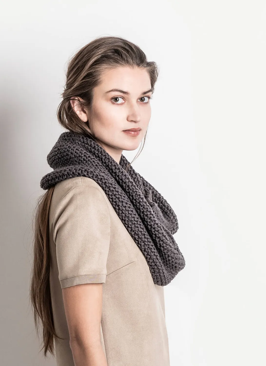 Blue Sky Fibers Elizabeth Cowl Strickanleitung gratis