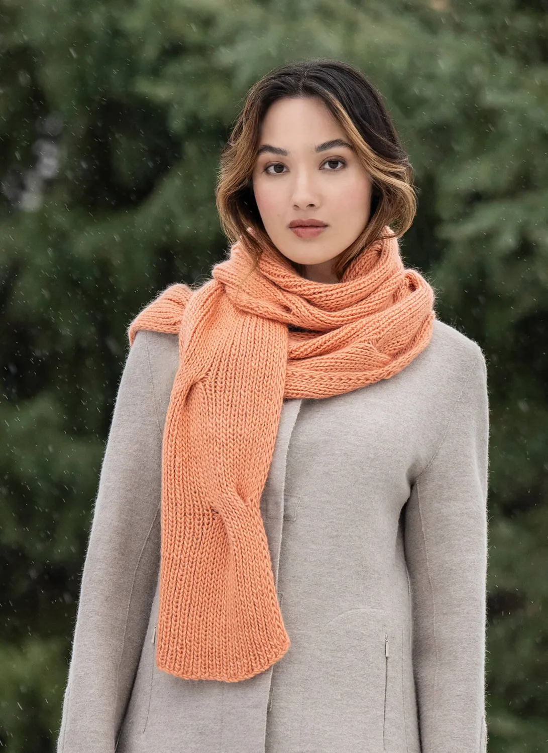 Blue Sky Fibers Classic Dream Scarf Strickanleitung Suri Merino