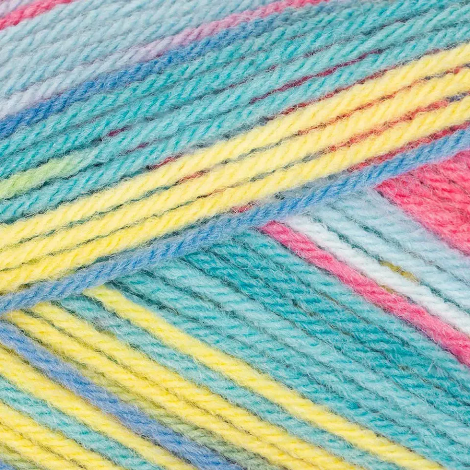 Paintbox Yarns Baby DK Prints Babywolle 50g gestreift