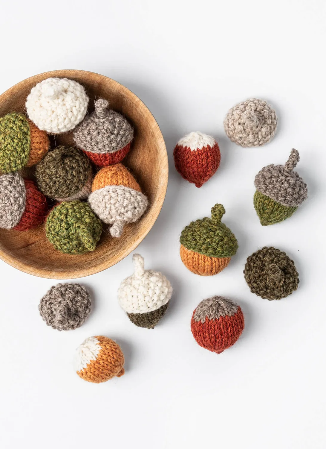 Blue Sky Fibers Fall Festival Acorns Strickanleitung gratis