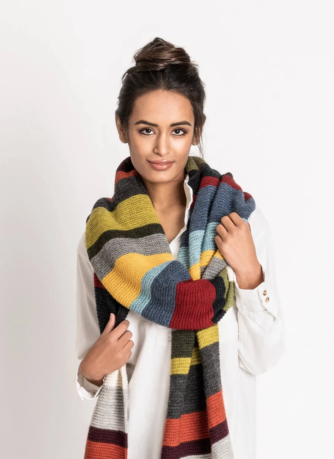 Blue Sky Fibers Classic 14 Color Woolstok Light Wrap Anleitung PDF