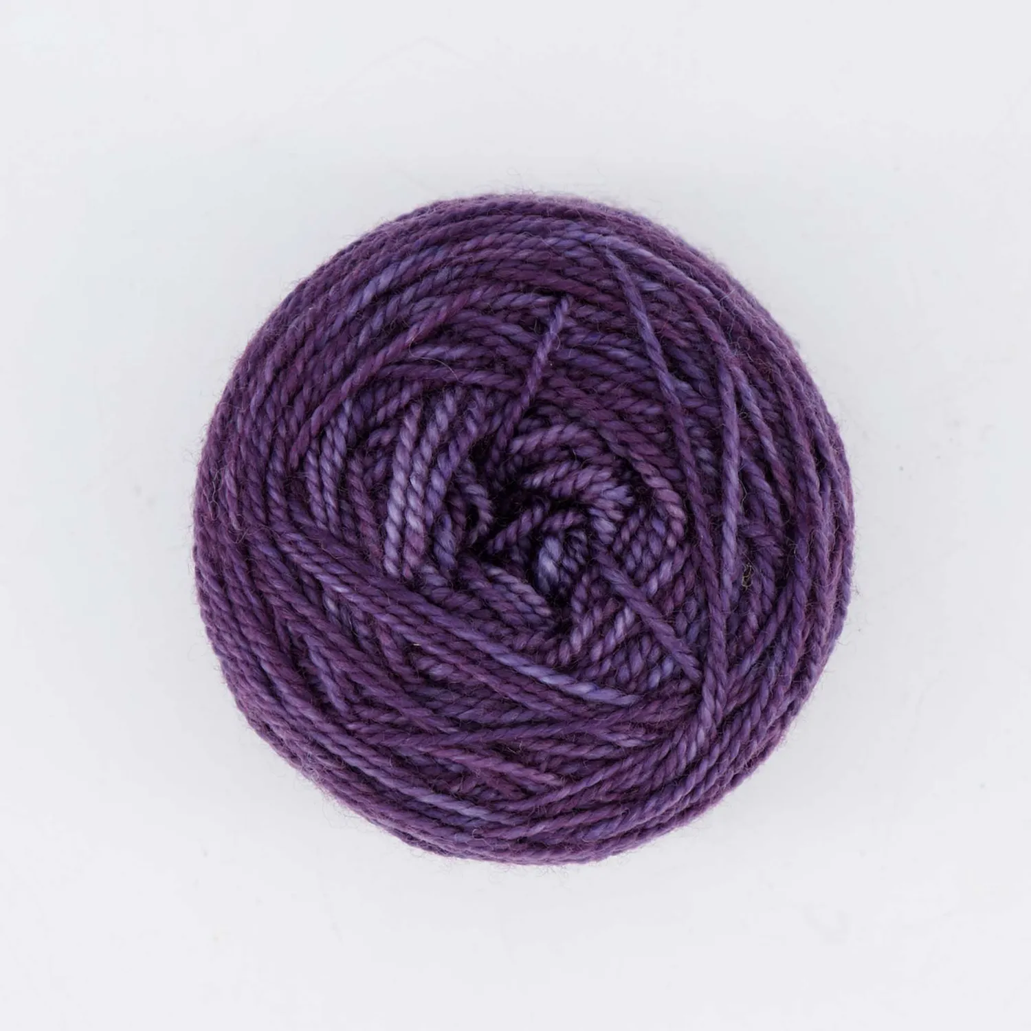 Cowgirlblues Merino Twist Wolle 50g Aubergine handgefärbt
