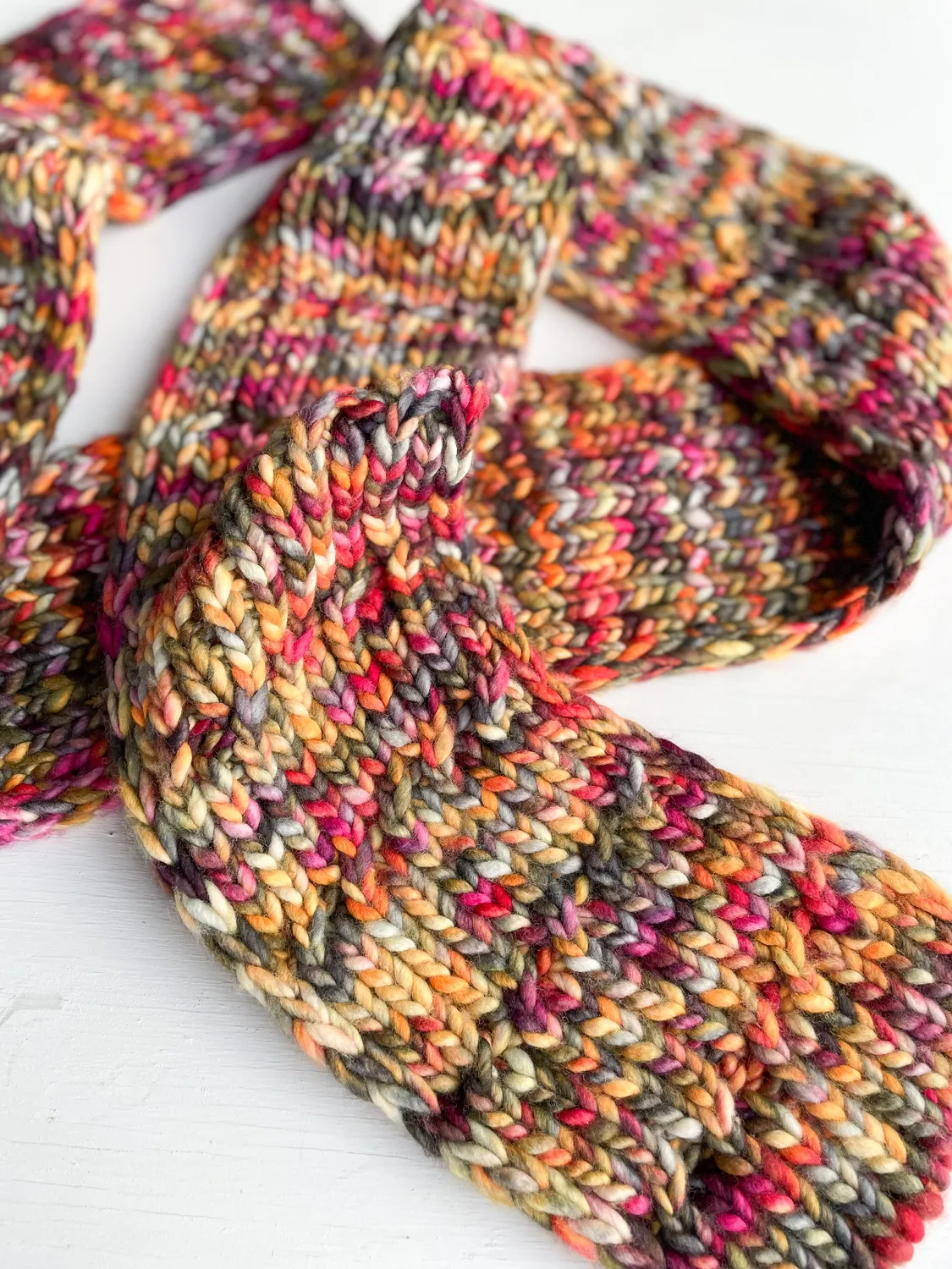 Madelinetosh Clover Schal Strickkit Small Rocky Mountain High