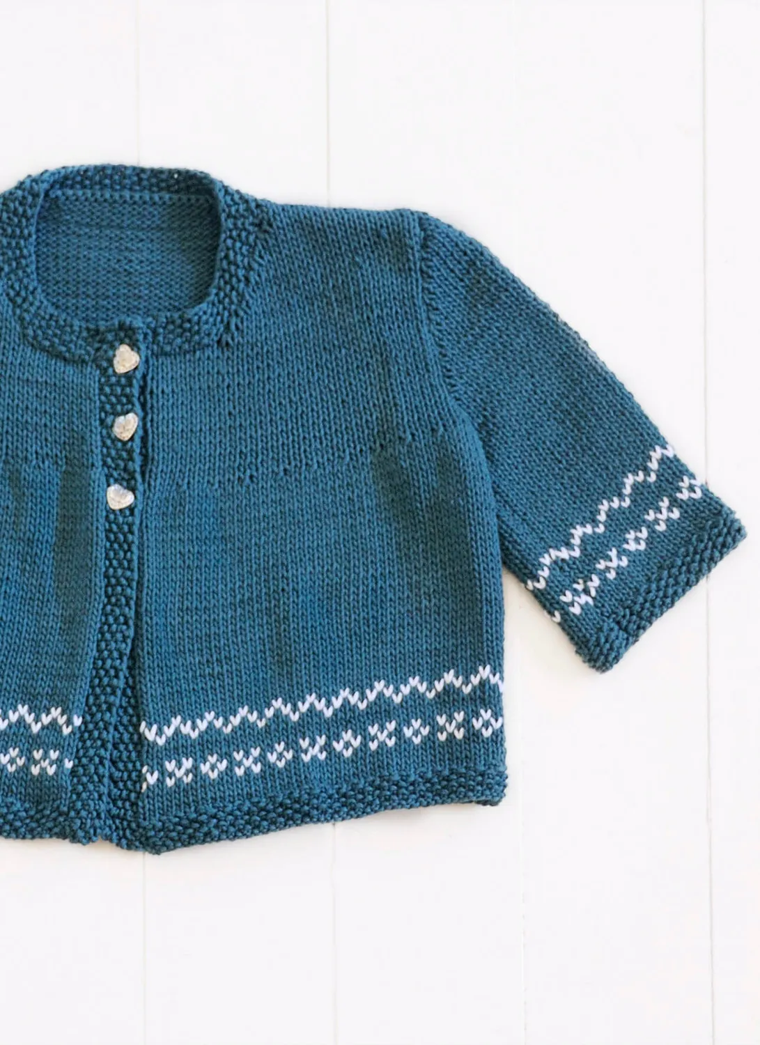 Blue Sky Fibers Classic Cotton Sweet Cardi Strickanleitung Kinder
