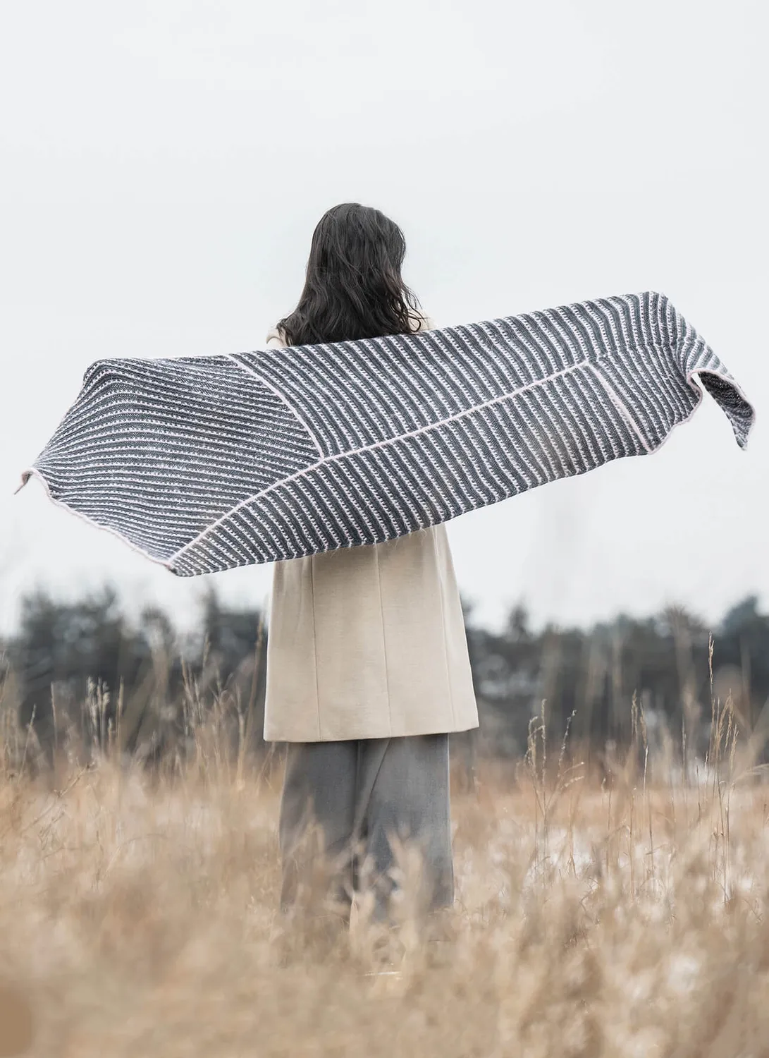Blue Sky Fibers Classic Series Navigate Shawl Strickanleitung