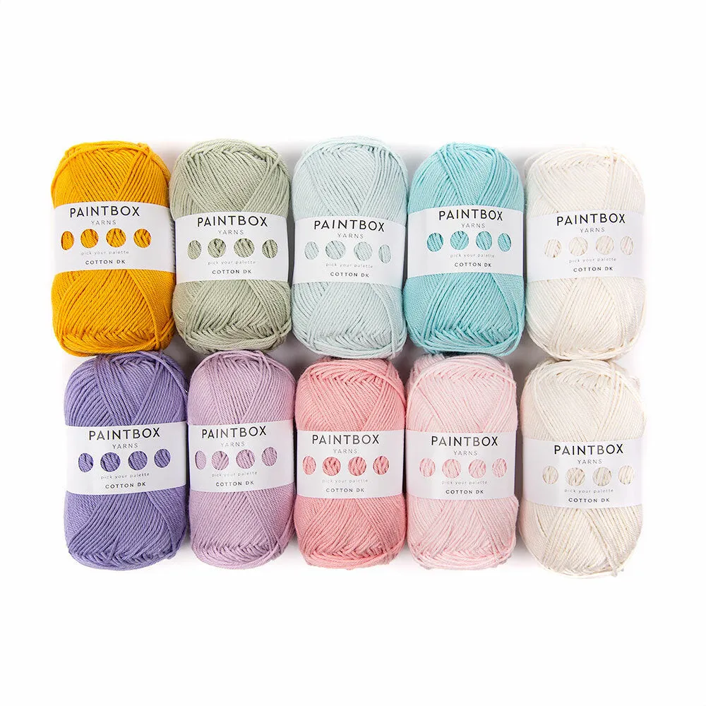 Paintbox Yarns Cotton DK Baumwolle 10x50g Set