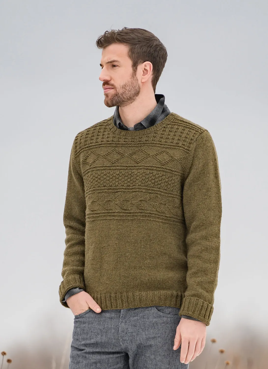 Blue Sky Fibers Pemberton Pullover 202020 Strickanleitung unisex